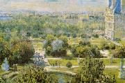Claude Monet View of Tuileries Gardens, Paris oil painting